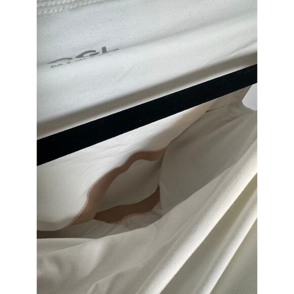 Brand New OGL Women's Size Small White One Shoulder Skin Kiss Blouse Top - Picture 6 of 7